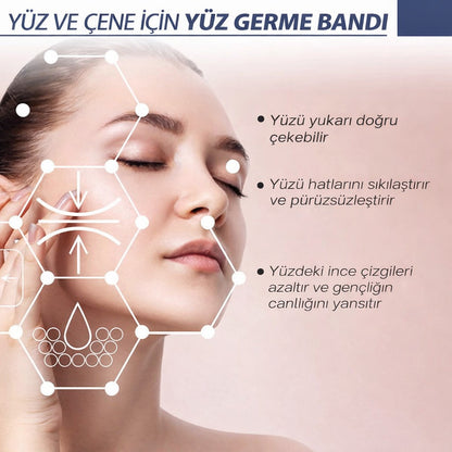 Liftvera™ Görünmez Yüz ve Boyun Germe Bandı